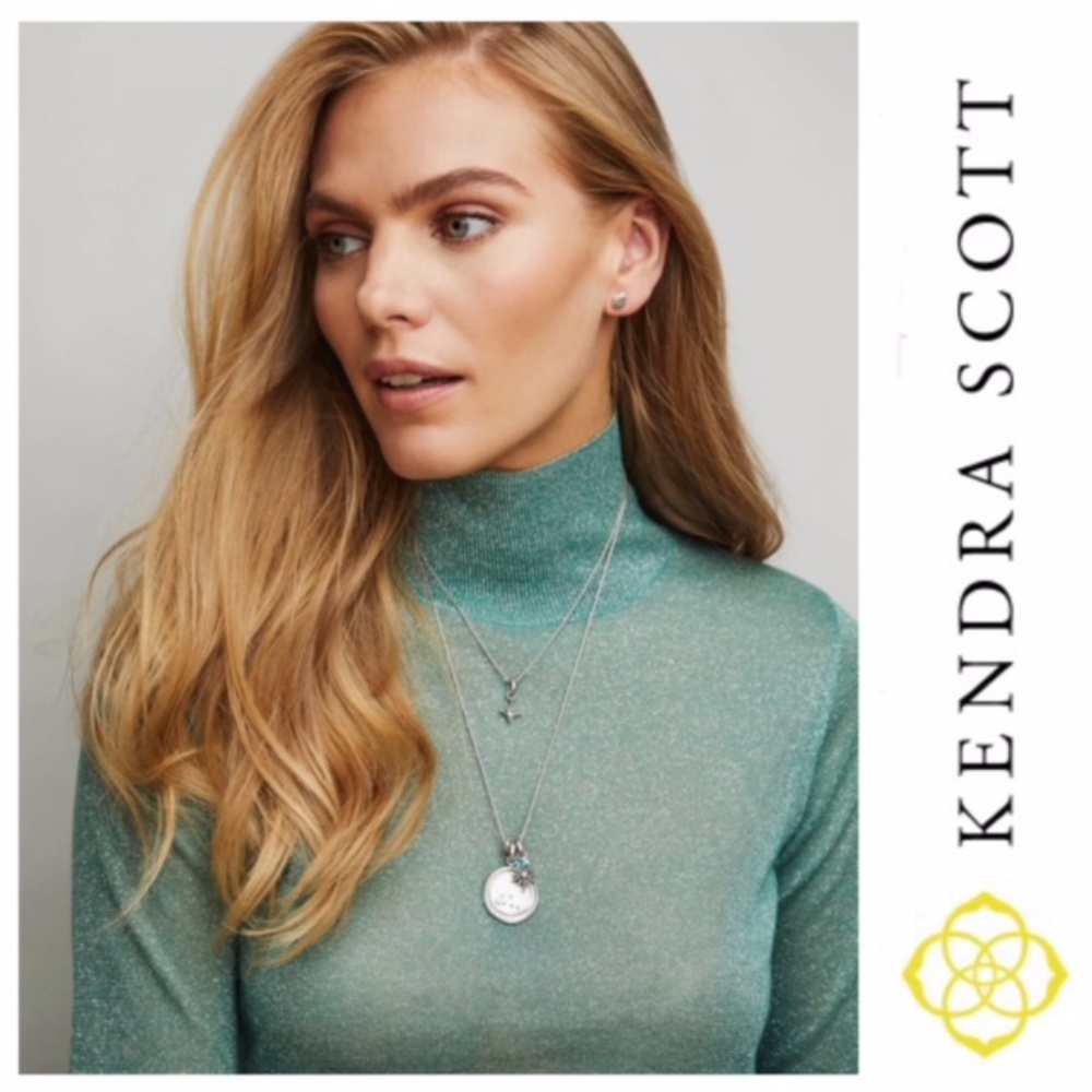 NWT KENDRA SCOTT HOROSCOPE CAPRICORN (DECEMBER) CHARM COIN NECKLACE